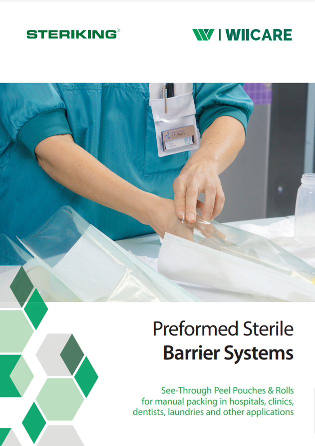 Image for Steriking's hospital sterilization packaging solutions brochure in English